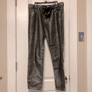 Forever 21 black silver jeans
